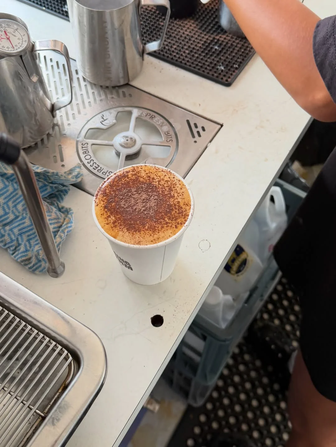 Fresh coffee at a Roaming Rhythm event