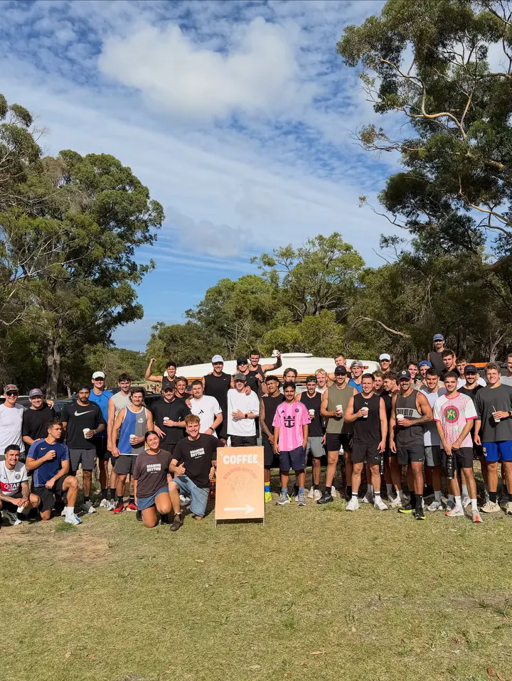 Roaming Rhythm coffee team at an outdoor event
