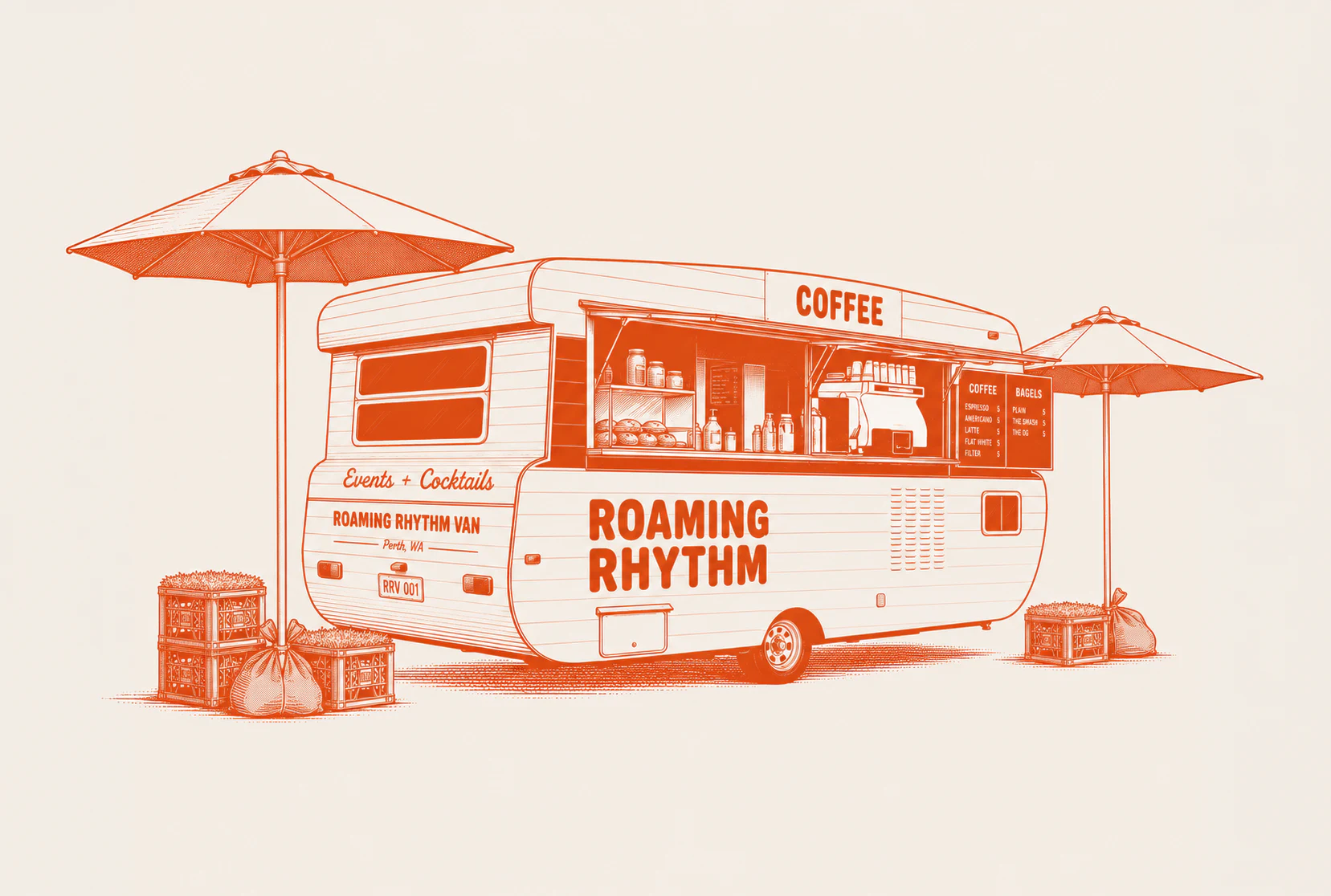 Roaming Rhythm coffee caravan